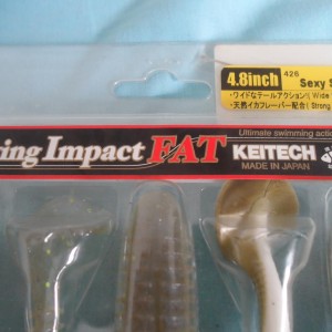 KEITECH - 5 shad pèche neuf ,BIEN LIRE