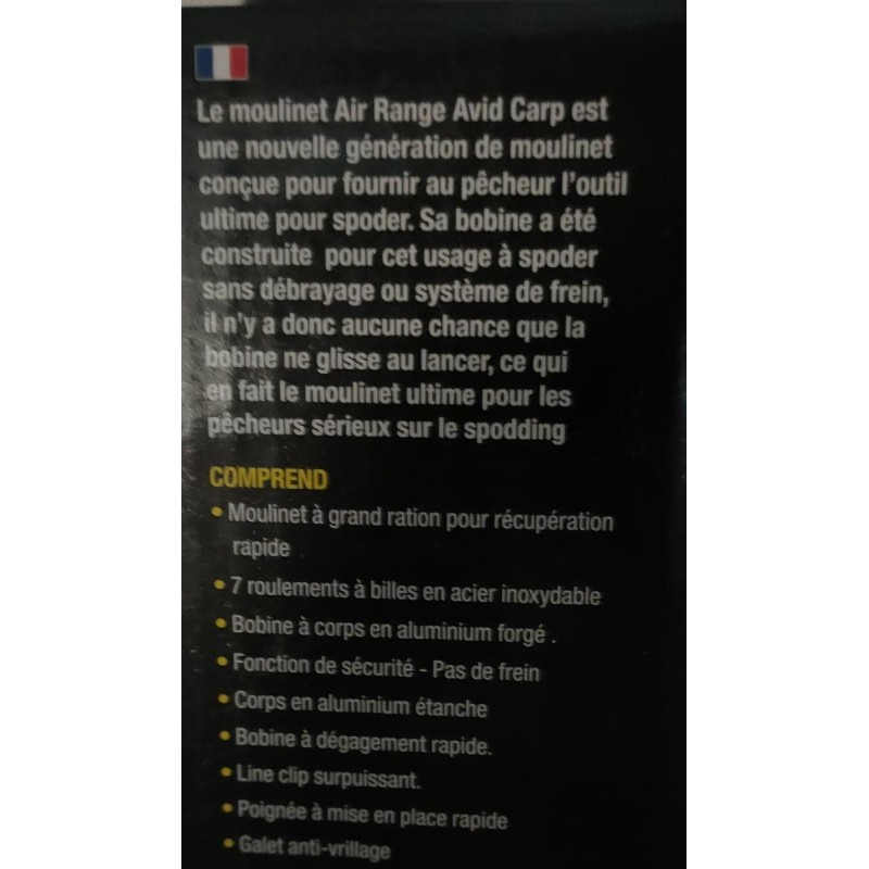 Moulinet spod avid carp