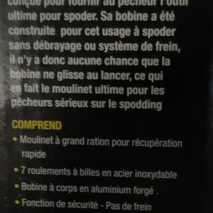 Moulinet spod avid carp
