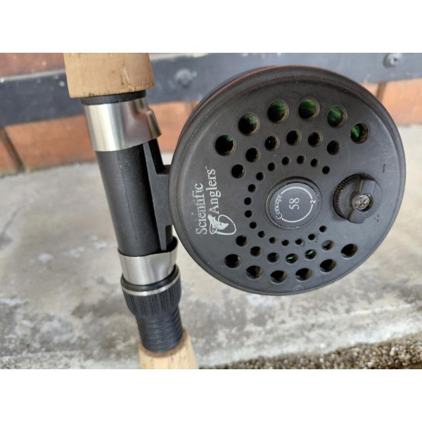 Ensemble pêche à la mouche Scientific Anglers 9’ soie 7/8 + moulinet + soie