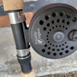 Ensemble pêche à la mouche Scientific Anglers 9’ soie 7/8 + moulinet + soie