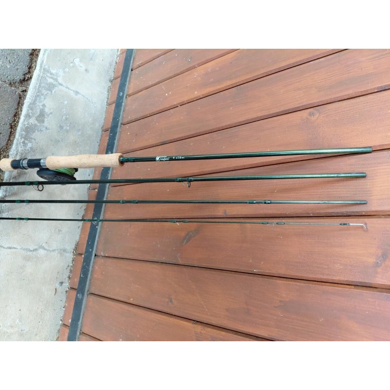 Ensemble pêche à la mouche Scientific Anglers 9’ soie 7/8 + moulinet + soie