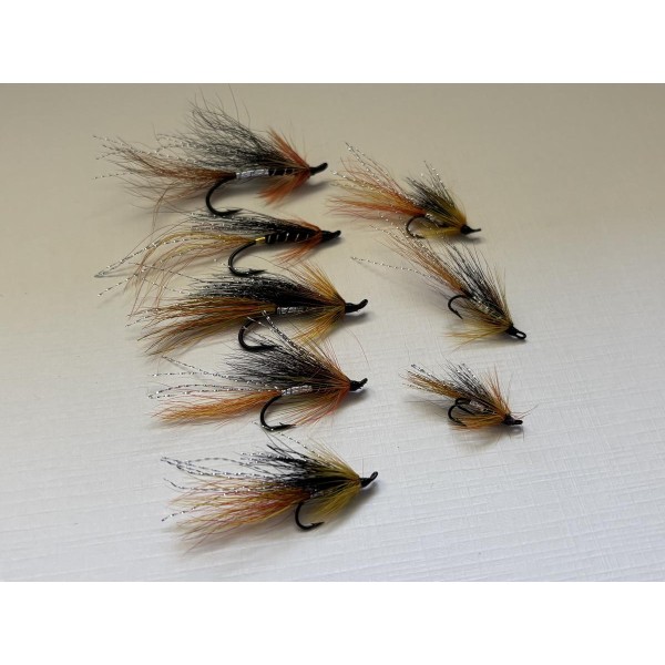 Mouche modèle Cascade lot de 8 pièces