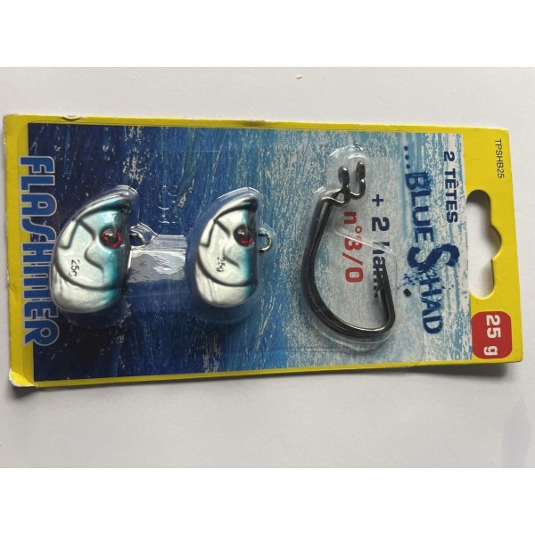 Tête plombée blue Shad