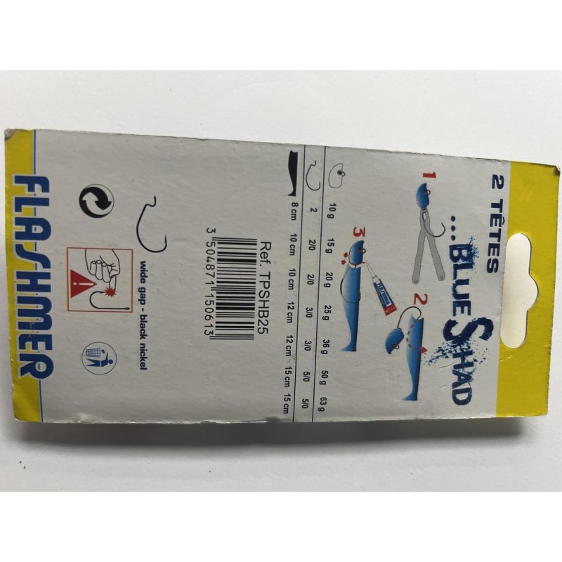 Tête plombée blue Shad