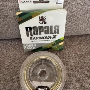 Tresse rapala rapinova X Green 100m 62lb 0,28mm