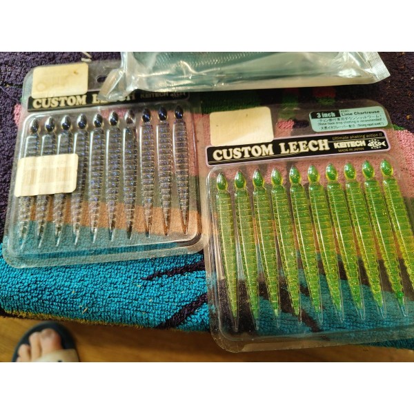 Lot leurre keitech +daiwa