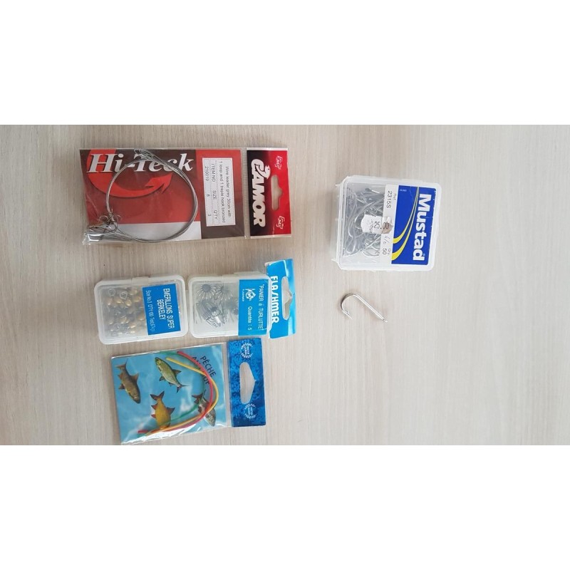Hameçons non montés