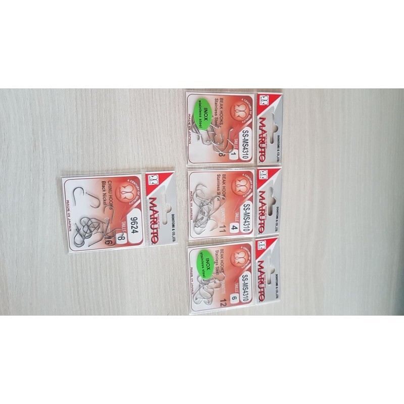 Hameçons non montés