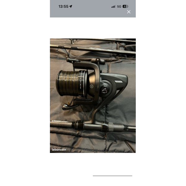 Lot de 3 moulinets Fox FX11 – Très bon état – Prêts à pêcher
