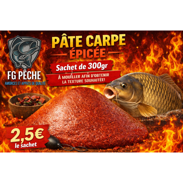 Pâte carpe au coup