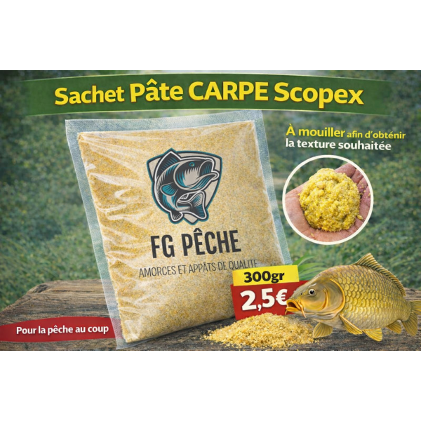 Pâte carpe au coup