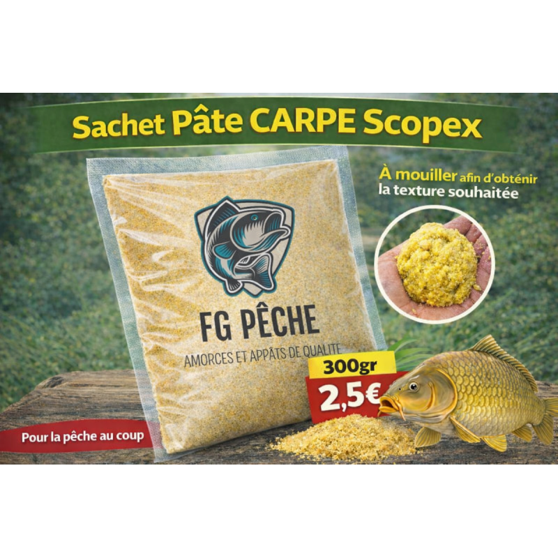 Pâte carpe au coup