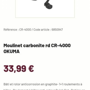 MOULINET CARBONITE CR-4000