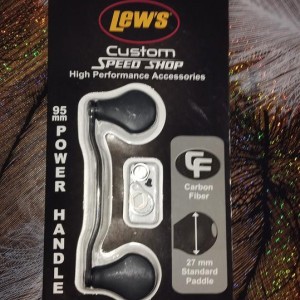 Manivelle Carbone Lew's Bowed Carbon Handle 95mm