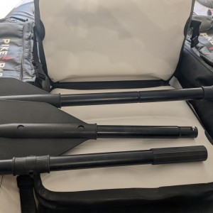 Float tube lunker et canne major kraft