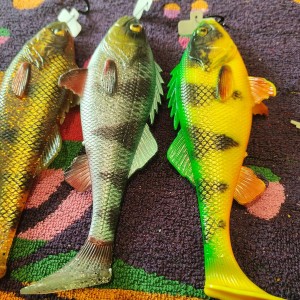 Lot 3 perche savage 20cm