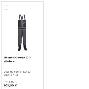 Waders respirant Negnon quasi neuf