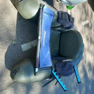Float tube sparrow attack