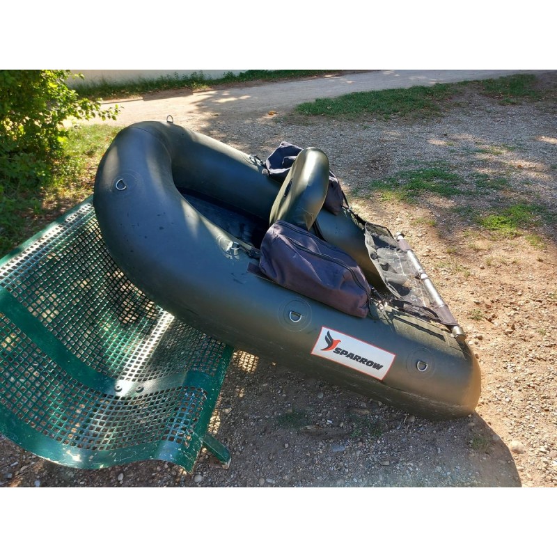 Float tube sparrow attack