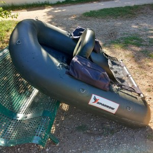 Float tube sparrow attack
