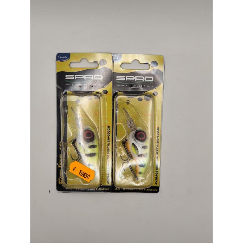 **Lot 6 leurres Spro Fat iris cr pour la pêche du brochet et de la perche**