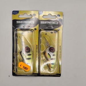 **Lot 6 leurres Spro Fat iris cr pour la pêche du brochet et de la perche**