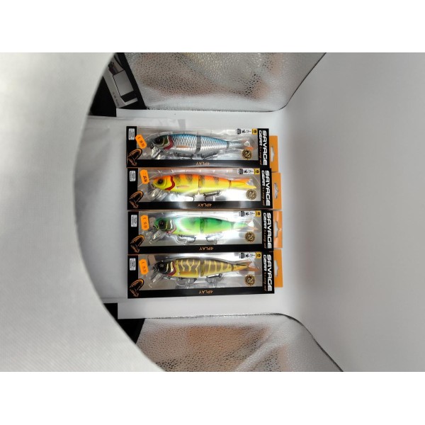 lot 4 leurres 4PLAY Liplure savage gear 19 cm