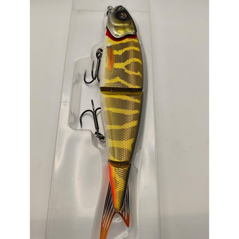 **lot de 4 leurres 4DPLAY 19 cm Savage Gear swim & jerk pour la pêche du brochet/silure**