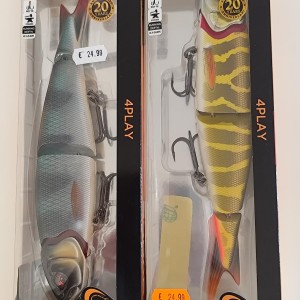 **lot de 2 leurres 4DPLAY Swim&jerk 25 cm Savage Gear pour la pêche du brochet/silure**