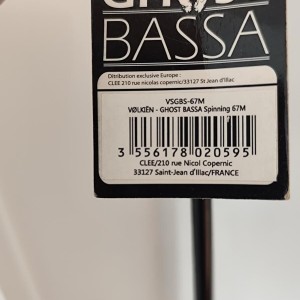 Canne neuve spinning Ghost Bassa 6'7" M volkien mono brin