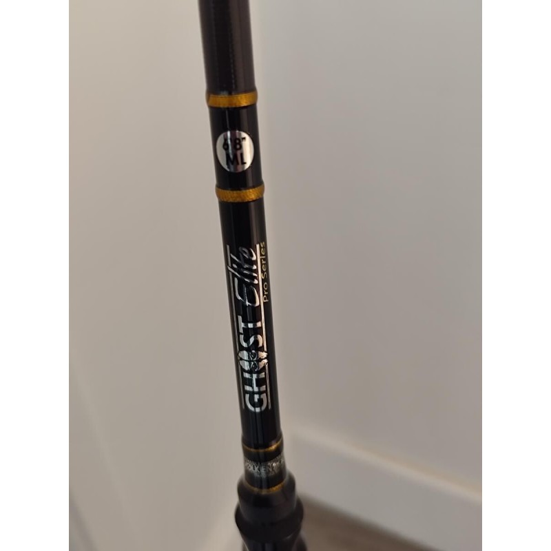 Canne neuve spinning Ghost élite 6'8" ML volkien mono brin