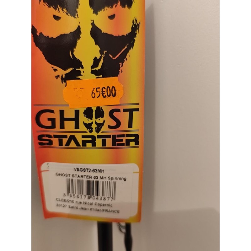 Canne neuve spinning Ghost starter 6'3" volkien soul 2 brins