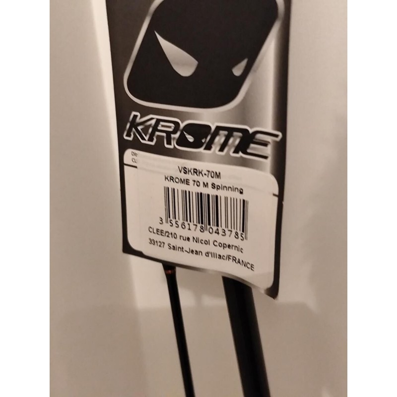 Canne neuve spinning Krome 70M volkien soul 2 brins