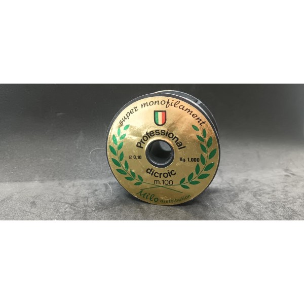 Bobine de nylon Milo Dicroic 10/100 - 100 m