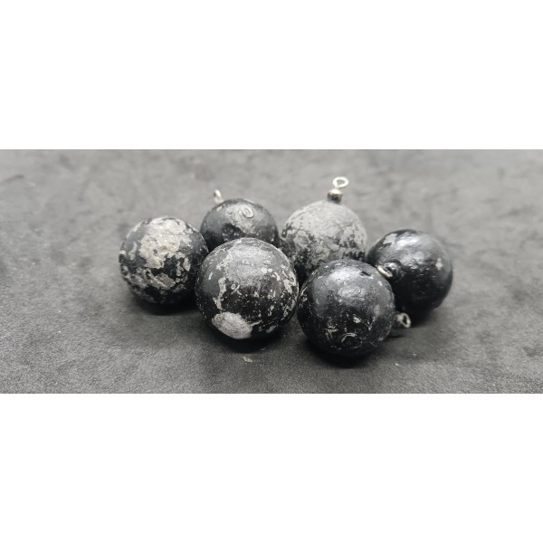 Plombs carpe ronds 70 gr (par 6)