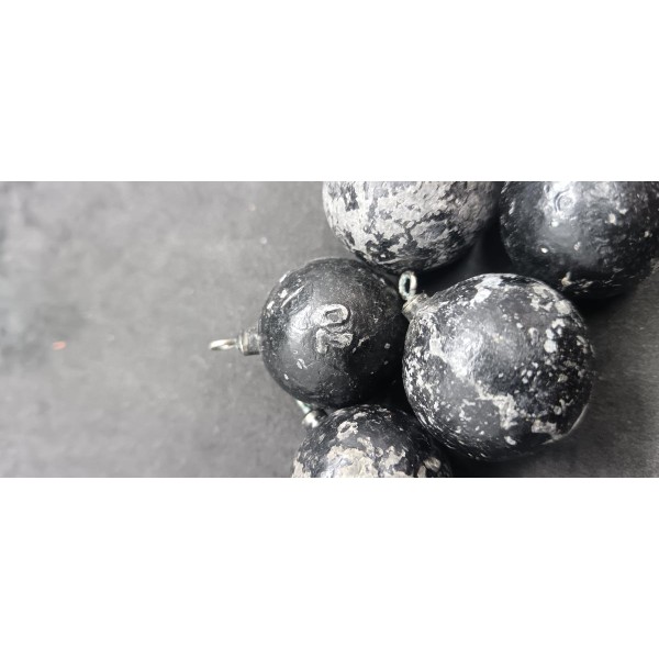 Plombs carpe ronds 70 gr (par 6)