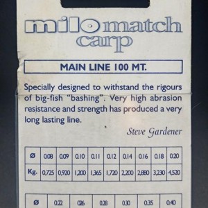 Bobine de nylon Milo Match Carp 10/100 - 100 m
