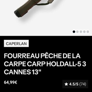 MACK2 - 2 Ensembles canne/moulinet + fourreau CAPERLAN