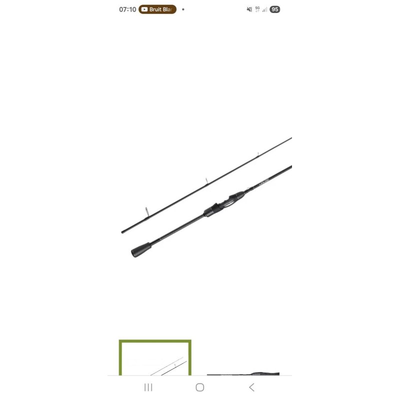 ABU GARCIA - Canne spinning zenon 8-40g vendu sans le moulinet