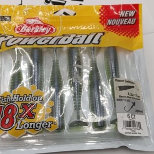 BERKLEY - Lot de 6 Leurres Powerbait Power Swimmer 4.3"