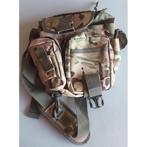 MILITARY FISHING - Sacoche multipoches camouflage
