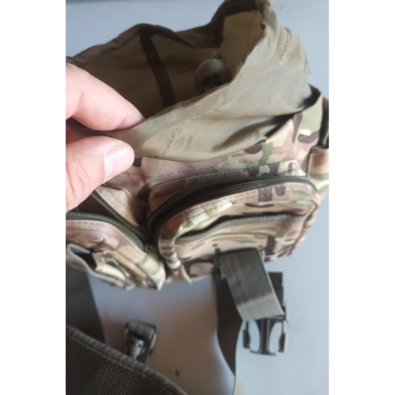 MILITARY FISHING - Sacoche multipoches camouflage