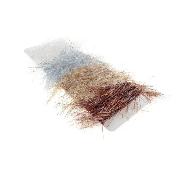 Long hair holographic textreme- argent