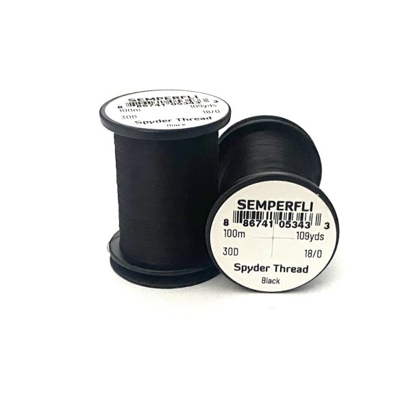 Fil de montage mouche Semperfli Spyder 18/0 -noir