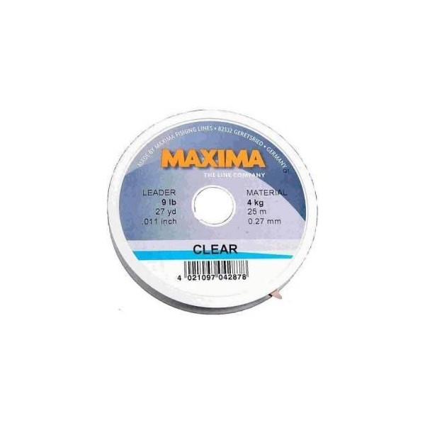 fil pêche nylon maxima clear- 30/100