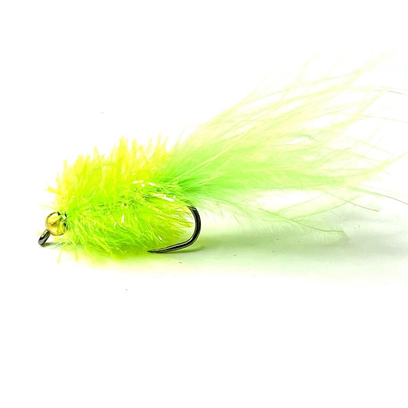 streamers truite pour la peche en réservoir-orange