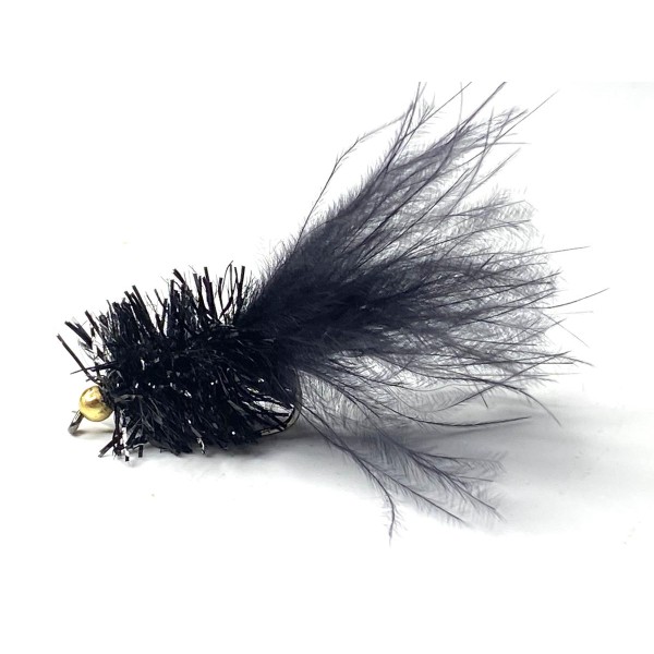 streamers truite pour la peche en réservoir noir