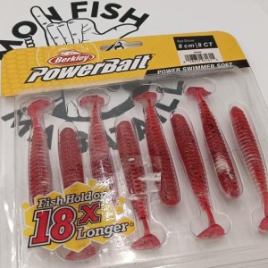 BERKLEY - lot de 8 Leurres souples Power Swimmer 8