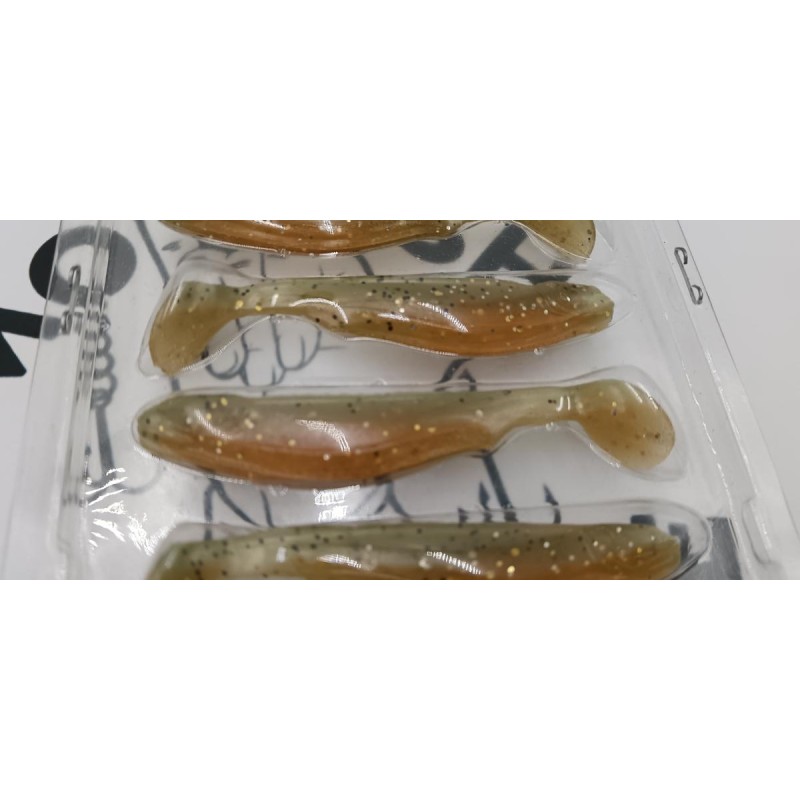 CRAZY FISH - Leurres souples Slim Shaddy 3,2" (par 5)